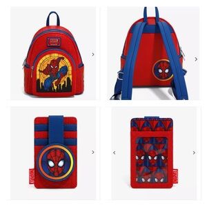 Loungefly Marvel Spider-Man Stained Glass Set